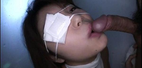  Superb Azumi Harusaki patched with a big cock